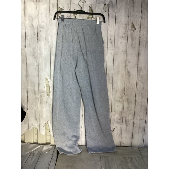 SHEIN Pants - Shein Women's Pull-on Wide Leg Lounge Knit Elastic Pants Grey Size Small